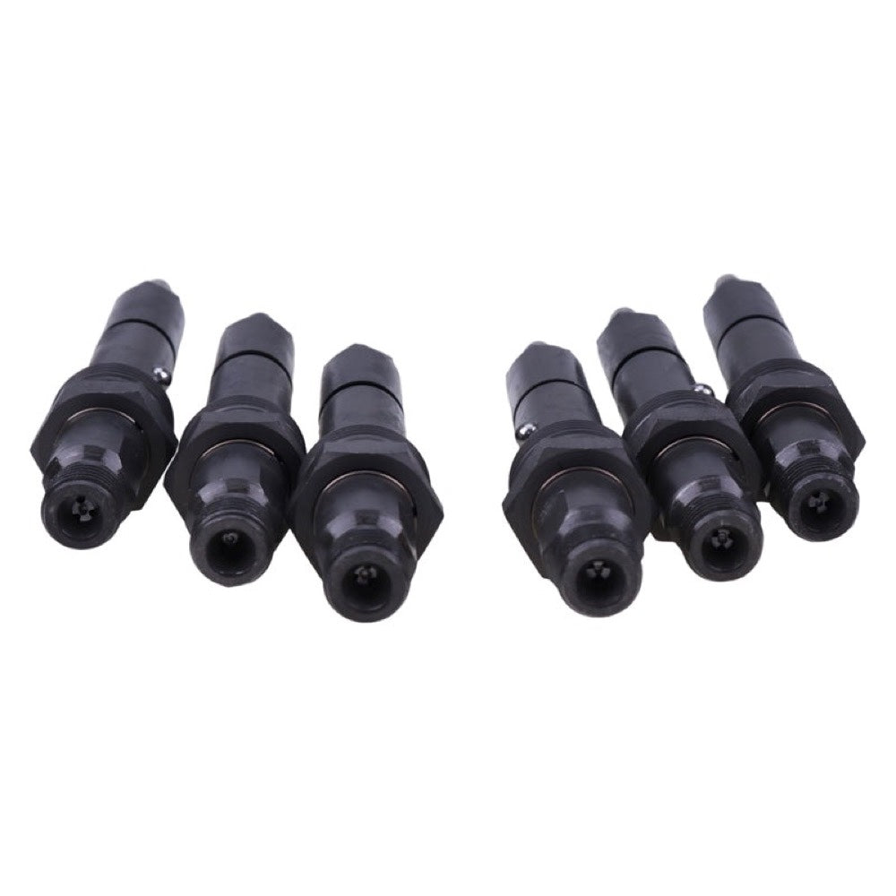 6 Pieces Fuel Injector 2645F027 0432133789 fits Perkins Engine 1106C-E60TA Massey Ferguson Tractor 5465 6465 6475 6480 7465 7475 7480