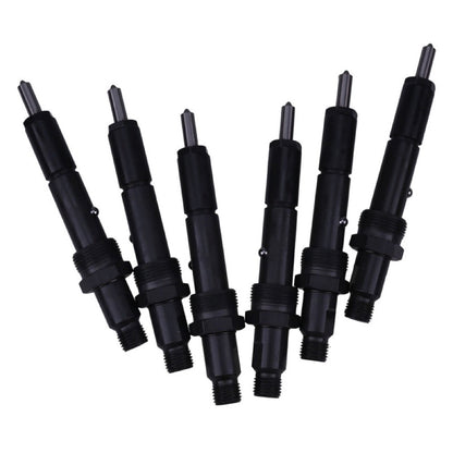 6 Pieces Fuel Injector 2645F027 0432133789 fits Perkins Engine 1106C-E60TA Massey Ferguson Tractor 5465 6465 6475 6480 7465 7475 7480