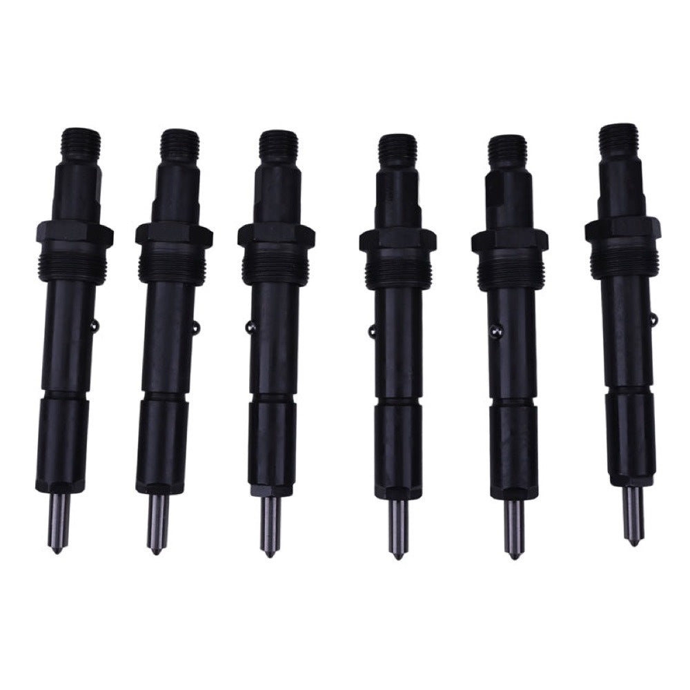 6 Pieces Fuel Injector 2645F027 0432133789 fits Perkins Engine 1106C-E60TA Massey Ferguson Tractor 5465 6465 6475 6480 7465 7475 7480