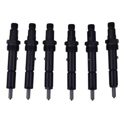 6 Pieces Fuel Injector 2645F027 0432133789 fits Perkins Engine 1106C-E60TA Massey Ferguson Tractor 5465 6465 6475 6480 7465 7475 7480