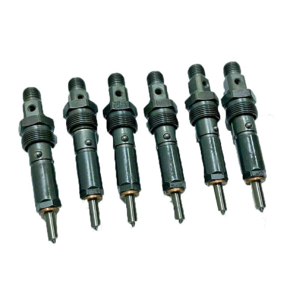 6 Pieces Fuel Injector 3939696 for use with Cummins Engine 6B5.9 ISB6.7 QSB3.9 QSB5.9 Hyundai Wheel Loader HL740-7 HL740TM-7 HL757-7 HL757TM-7