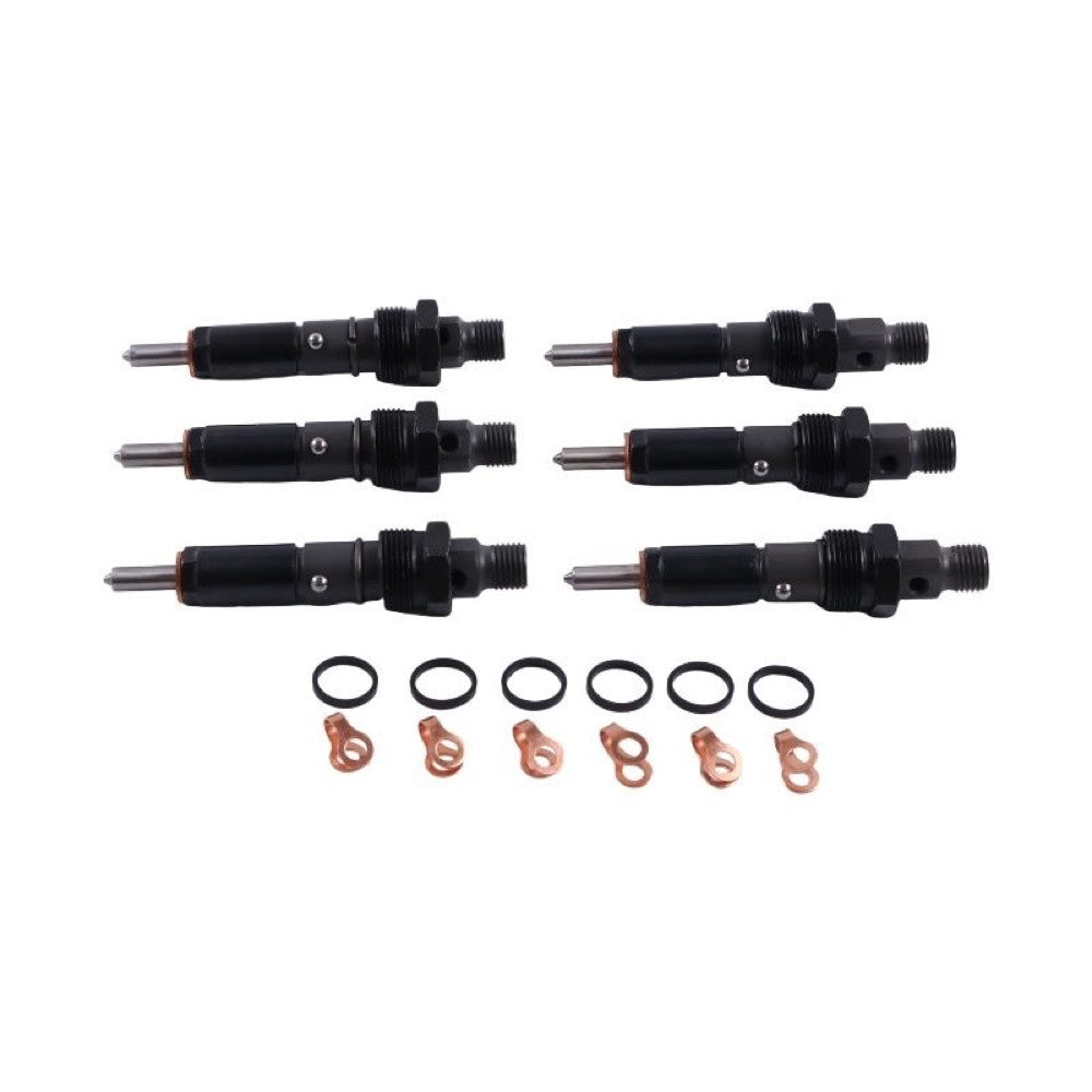 6 Pieces Fuel Injector 4025334 suitable for Cummins Engine 4B3.9 6B5.9 Hyundai Excavator R140LC-7 R210NLC-7 R250LC-7 R210LC-7 R220LC-7 R140W-7 R200W-7