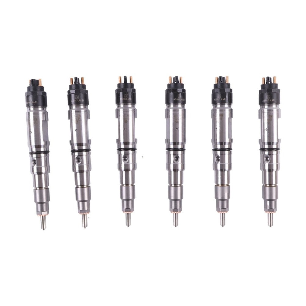 6 Pieces Fuel Injector 5010732R92 3005783C92 0445124010 compatible with International Engine MaxxForce 11 13 Truck 7600 8600 LoneStar