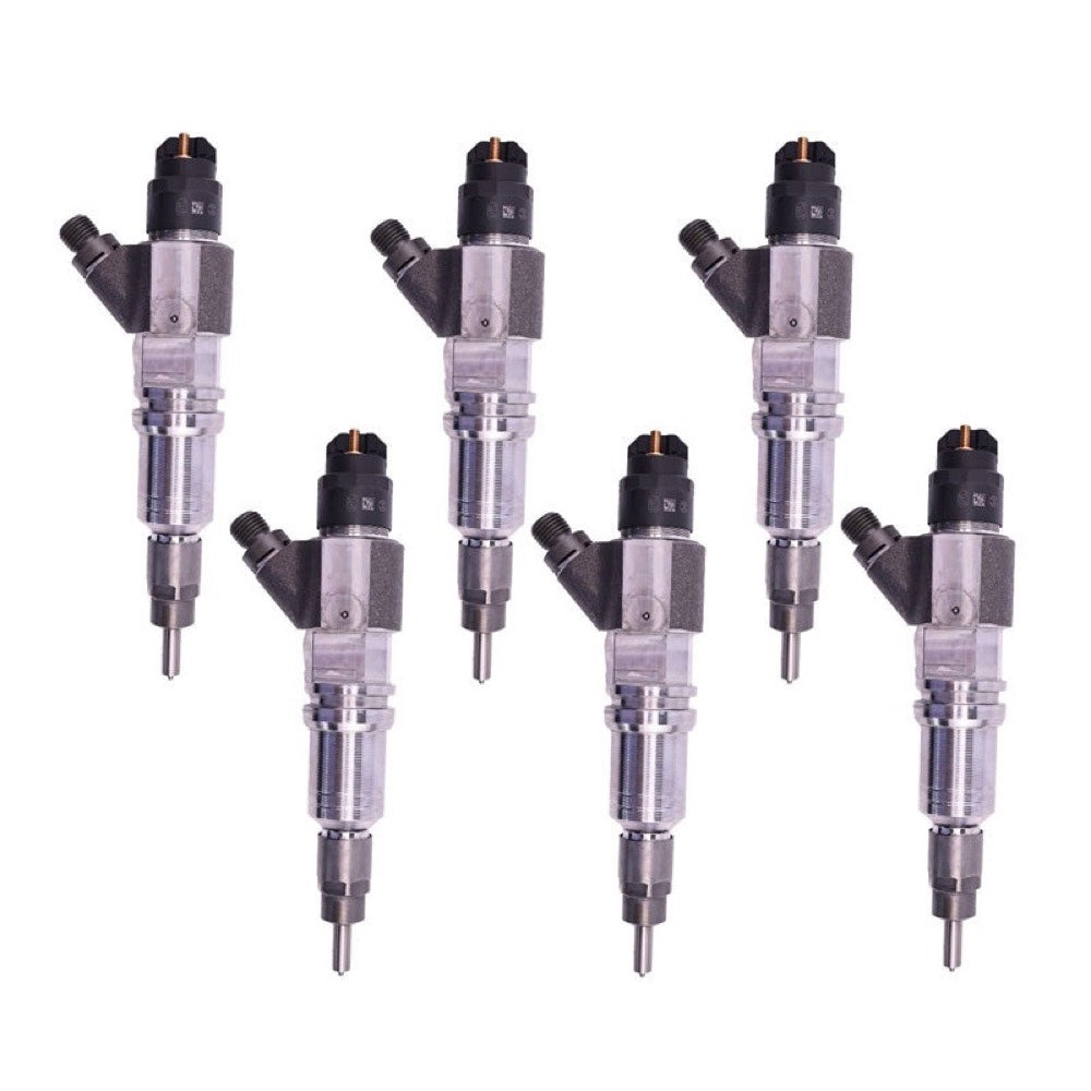 6 Pieces Fuel Injector 504194432 0445012092 suitable for IVECO Engine F2CE9684 New Holland CR10.90 A4 CASE A8000 A8800