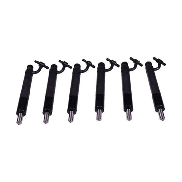 6 Pieces Fuel Injector With Nozzle 1815409C91 781696 fits Navistar Engine DT360 DTA360