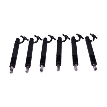 6 Pieces Fuel Injector With Nozzle 1815409C91 781696 fits Navistar Engine DT360 DTA360
