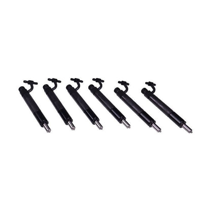 6 Pieces Fuel Injector With Nozzle 1815409C91 781696 fits Navistar Engine DT360 DTA360