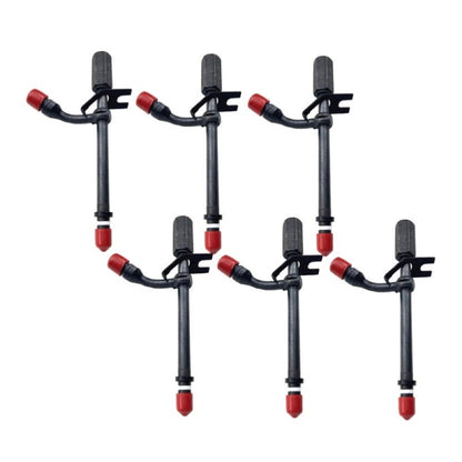 6PCS Fuel Injector 7N-0449 0R-3568 compatible with Caterpillar CAT Engine 3306 Motor Grader 120G 12G 130G 140G 14G Excavator 225 Tractor D6D D6G D4E D5B