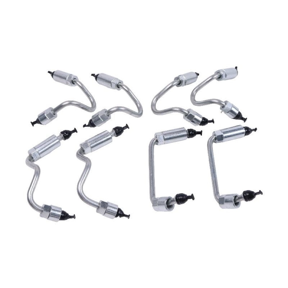 Stainless Steel Fuel Injector Line Set 97378825 97378828 suitable for 2004-2005 GM Engine 6.6L LLY Duramax Pickup Truck Sierra 2500HD 3500HD
