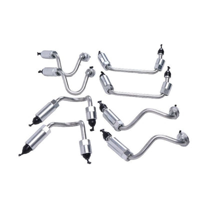 Stainless Steel Fuel Injector Line Set 97378825 97378828 suitable for 2004-2005 GM Engine 6.6L LLY Duramax Pickup Truck Sierra 2500HD 3500HD