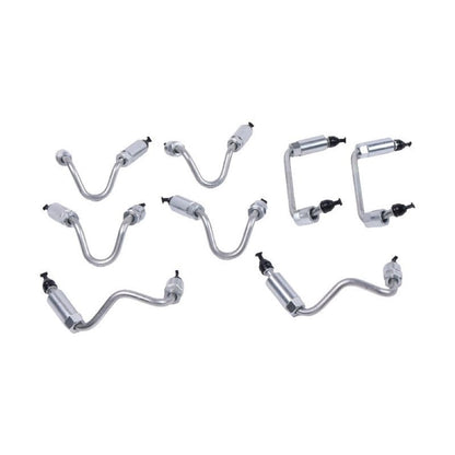 Stainless Steel Fuel Injector Line Set 97378825 97378828 suitable for 2004-2005 GM Engine 6.6L LLY Duramax Pickup Truck Sierra 2500HD 3500HD