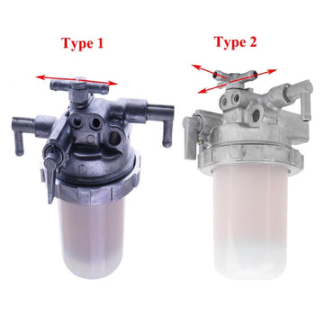 Fuel Filter Assembly YM129100-55621 YM129907-55701 for use with Komatsu Engine 3D78-1A 3D84-2A 4D84-2A 4D88E-3B Excavator PC28UD-2 PC28UU-2