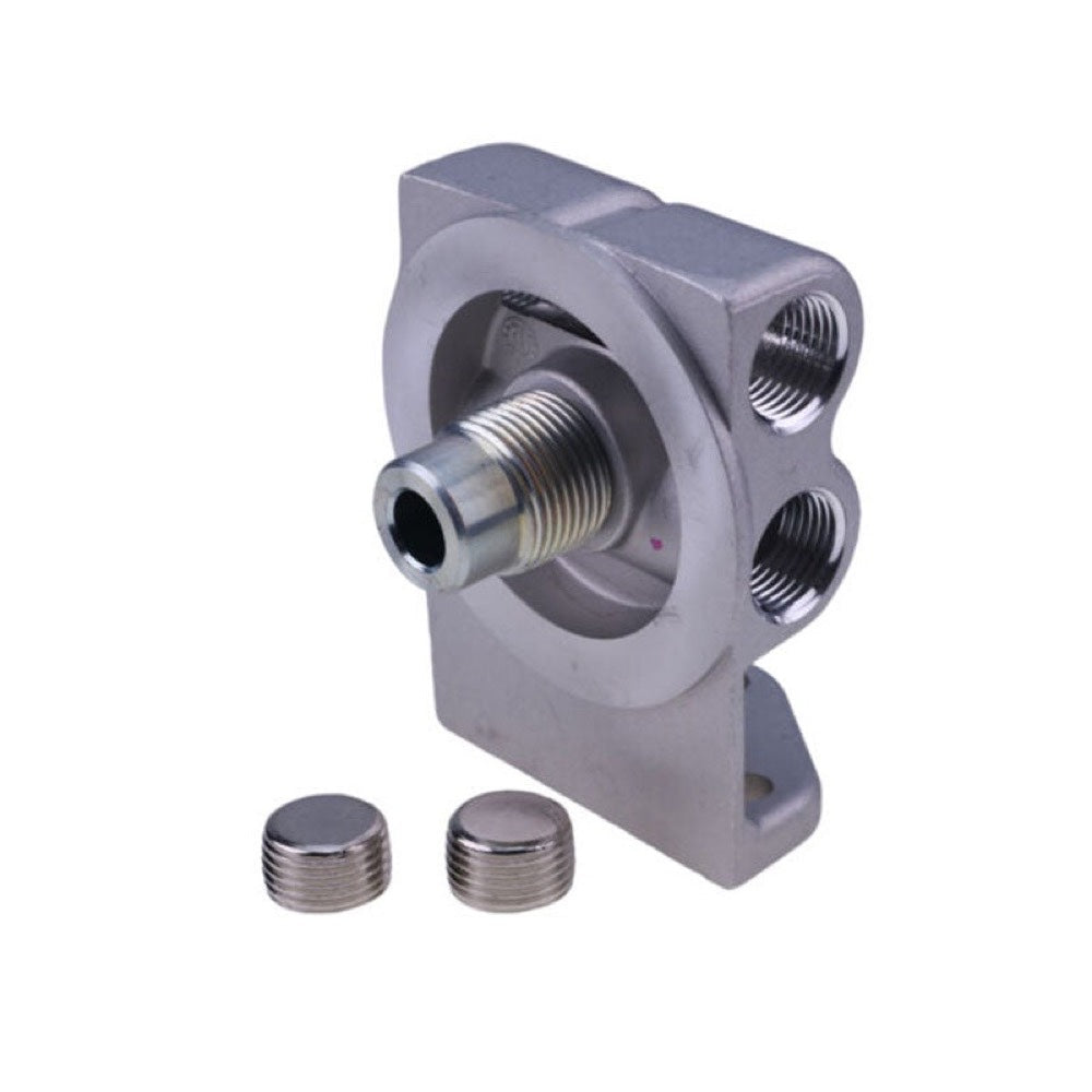 Fuel Filter Remote Mounting Base compatible with Caterpillar CAT 1R-0750 1R-0749 1R-1712 NAPA 4770 WIX 24770