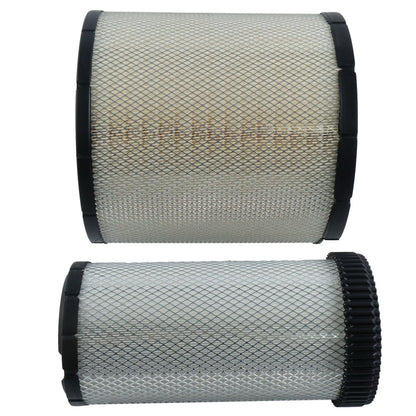 Air Filter Kit RE596317 RE596318 compatible with John Deere Engine 6090 Tractor 8R230 8R-2704 8R280 8R340 8RT340 8RT410 8RX310 8RX410