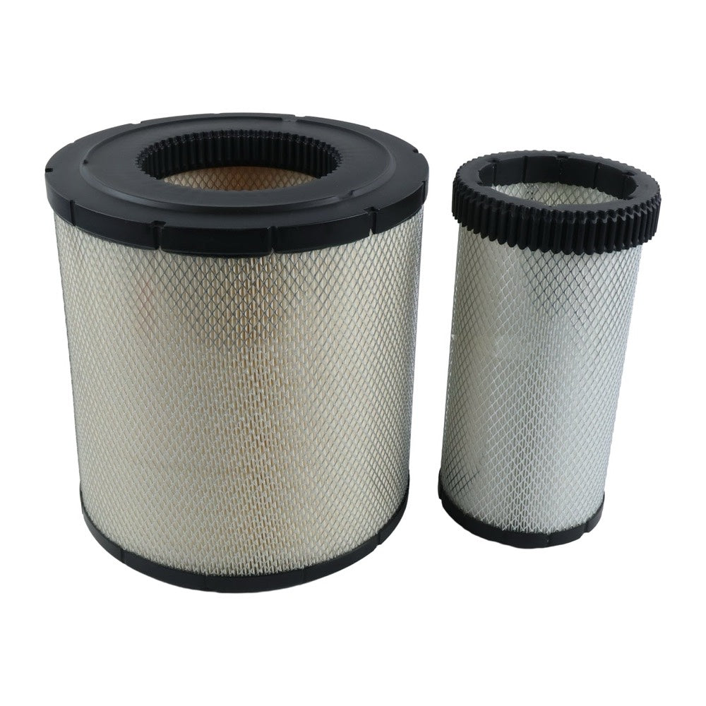 Air Filter Kit RE596317 RE596318 compatible with John Deere Engine 6090 Tractor 8R230 8R-2704 8R280 8R340 8RT340 8RT410 8RX310 8RX410