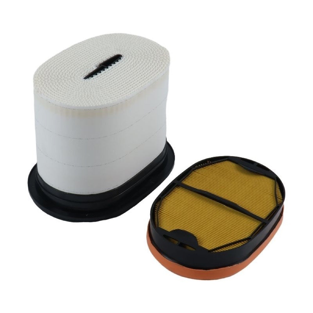 Air Filter Set 227-7448 227-7449 fits Caterpillar CAT Engine 3054 3054B 3054C C4.4 Loader 414E 416D 416E 420D 420E 422E 424D 428D