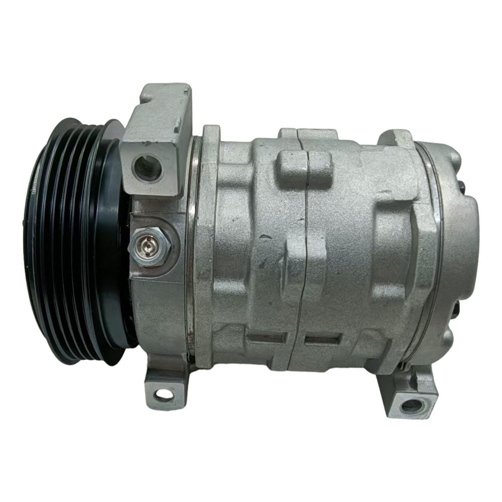 12V 10S11C 4PK 110mm Air Conditioning Compressor 008012969U91 compatible with Mahindra Tractor 6065 6075 7095 8090 8100