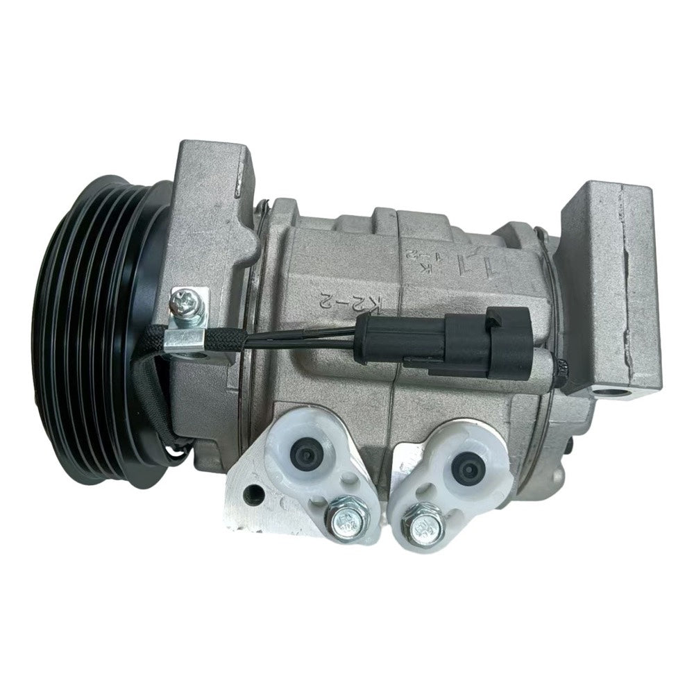 12V 10S11C 4PK 110mm Air Conditioning Compressor 008012969U91 compatible with Mahindra Tractor 6065 6075 7095 8090 8100