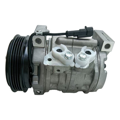 12V 10S11C 4PK 110mm Air Conditioning Compressor 008012969U91 compatible with Mahindra Tractor 6065 6075 7095 8090 8100