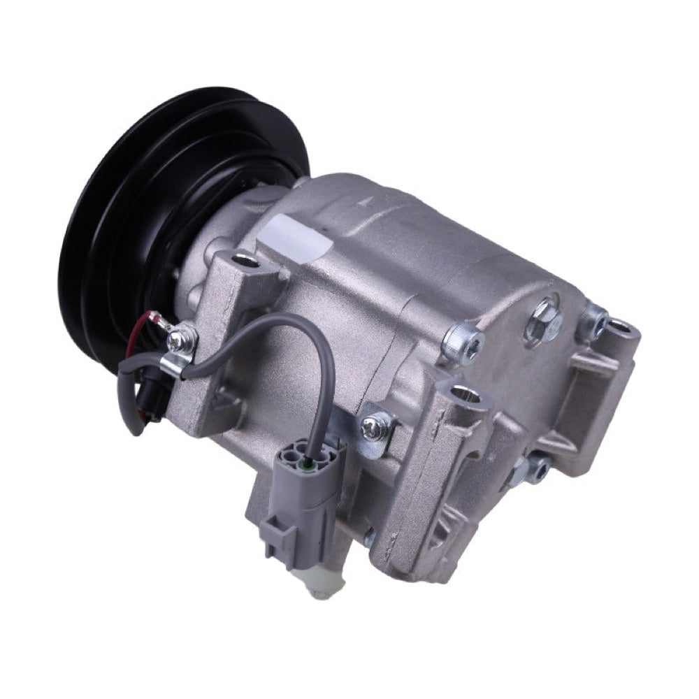 12V 122cm 1 Grove SCS06C A/C Compressor MIA10078 for use with Yanmar Engine 3TNV84T 4TNV84T John Deere Tractor 3320 3520 3720 3033R 3038R 4049R 4075R