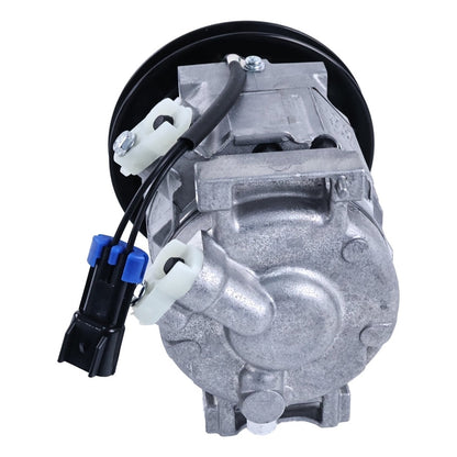 12V 1PK 10SRE18C A/C Compressor SJ17273 suitable for John Deere Tractor 5045E 5055E 5075M 5065E 5058E 5067E 5075E
