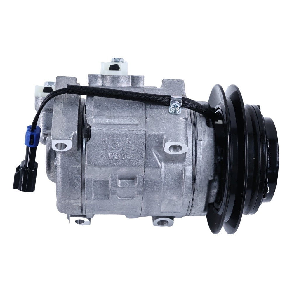 12V 1PK 10SRE18C A/C Compressor SJ17273 suitable for John Deere Tractor 5045E 5055E 5075M 5065E 5058E 5067E 5075E