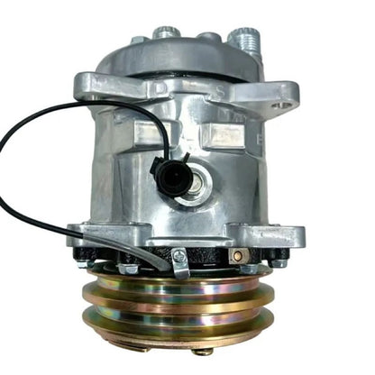 12V 2PK SD5H09 125MM A/C Compressor 1911506010 suitable for Takeuchi Excavator TB138FR TB145 TB153FR Loader TL12V2 TL6R TL8