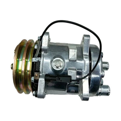 12V 2PK SD5H09 125MM A/C Compressor 1911506010 suitable for Takeuchi Excavator TB138FR TB145 TB153FR Loader TL12V2 TL6R TL8