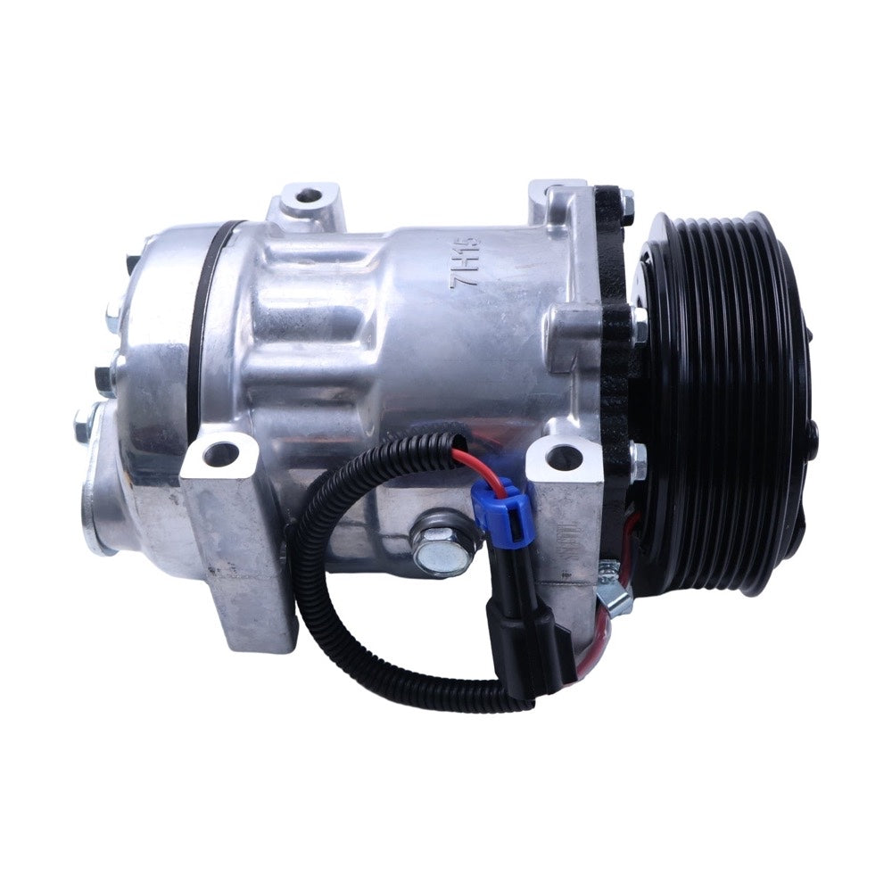 12V 7PK 126mm SD7H15 A/C Compressor F69-1015-151 F69-1013 F69-1015-131 fits Kenworth T680 T880 T660 Peterbilt 365 367 389 567 579 587 Truck