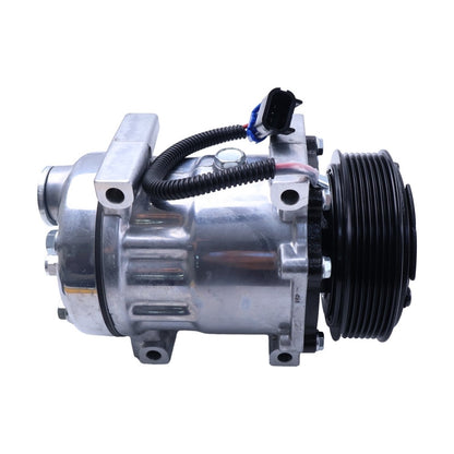12V 7PK 126mm SD7H15 A/C Compressor F69-1015-151 F69-1013 F69-1015-131 fits Kenworth T680 T880 T660 Peterbilt 365 367 389 567 579 587 Truck