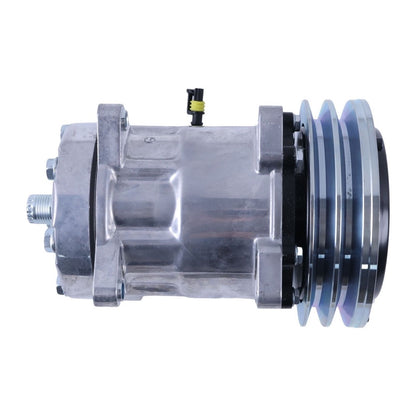 12V SD7H15 A/C Compressor 8091 32767G 04437338 for use with Deutz Fahr Hurlimann Lamborghini & Same Tractor