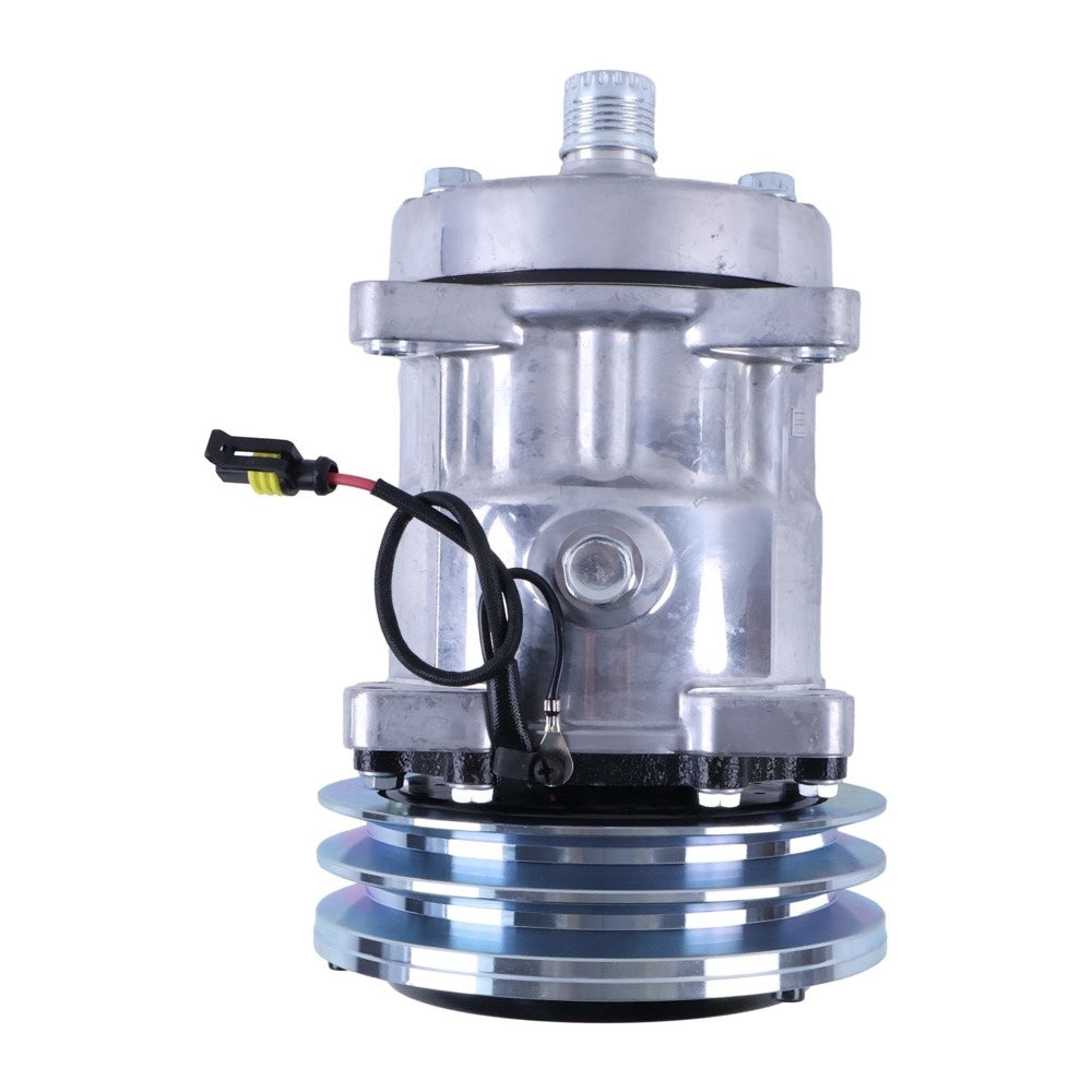 12V SD7H15 A/C Compressor 8091 32767G 04437338 for use with Deutz Fahr Hurlimann Lamborghini & Same Tractor