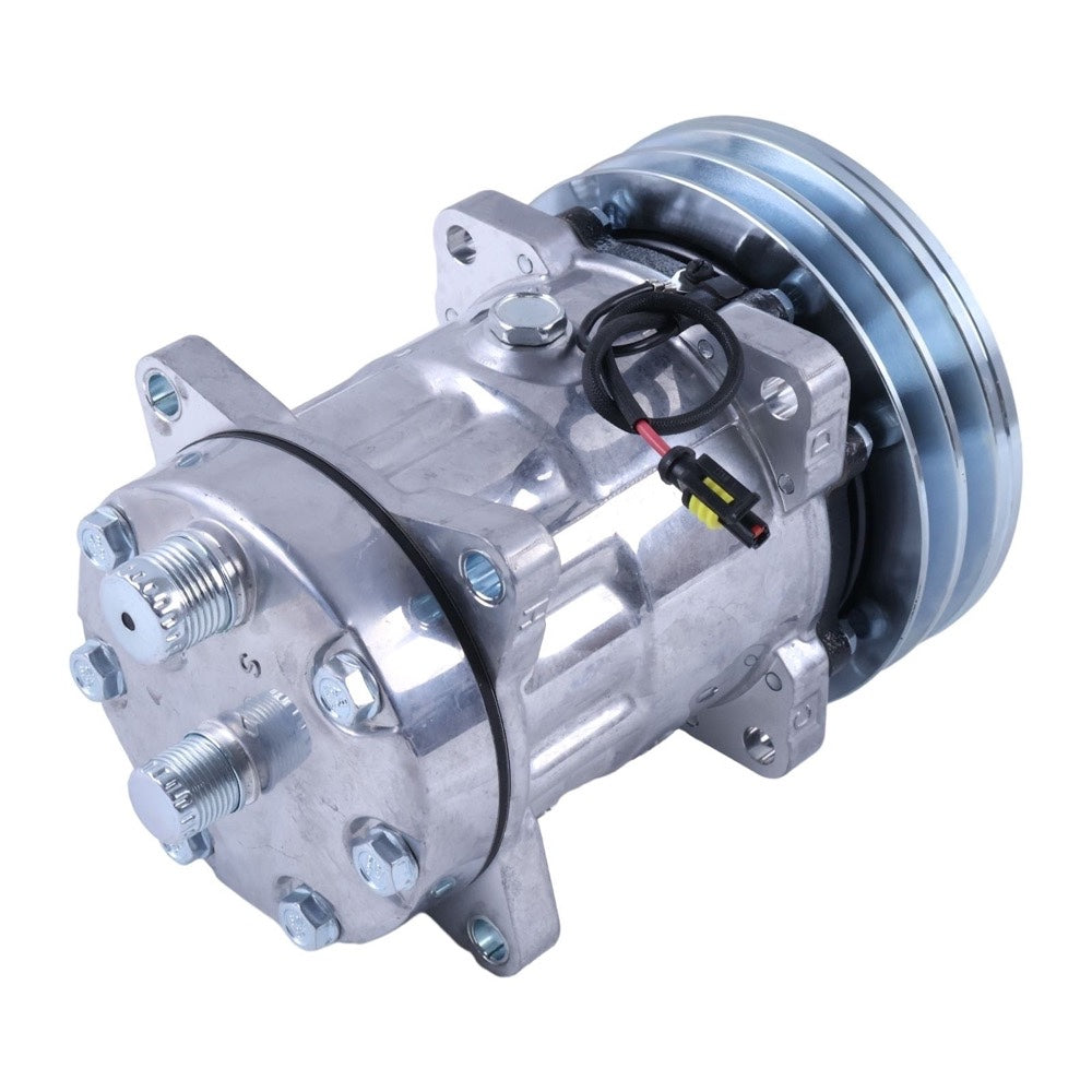 12V SD7H15 A/C Compressor 8091 32767G 04437338 for use with Deutz Fahr Hurlimann Lamborghini & Same Tractor