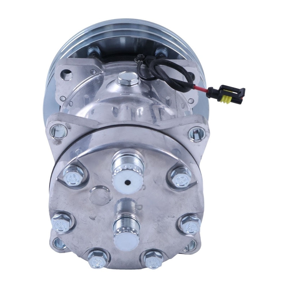 12V SD7H15 A/C Compressor 8091 32767G 04437338 for use with Deutz Fahr Hurlimann Lamborghini & Same Tractor
