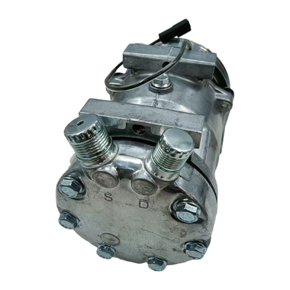 12V SD7H15 A/C Compressor 84290377 fits New Holland Tractor T4.105 T4.110F T5.105 T5.115 T4.55 T4.65 T5.95 T4.85