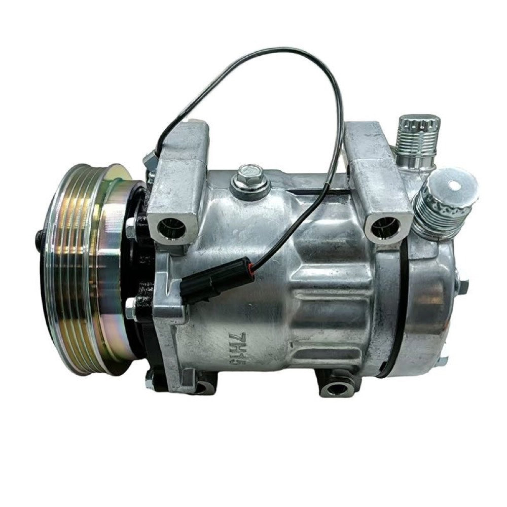 12V SD7H15 A/C Compressor 84290377 fits New Holland Tractor T4.105 T4.110F T5.105 T5.115 T4.55 T4.65 T5.95 T4.85