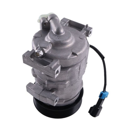 A/C Compressor AL232176 compatible with John Deere Engine 4045 6068 6090 6135 Tractor 6415 6603 6615 7515 Loader 210G 310G