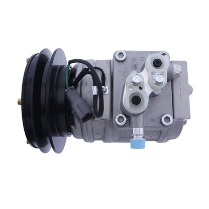 Denso 10PA15C A/C Compressor 4333459 suitable for Hitachi EX220-3 EX220-5 EX230-5 EX270-5 EX300-3 EX300-5 EX400-3 EX400-5 EX550 EX700