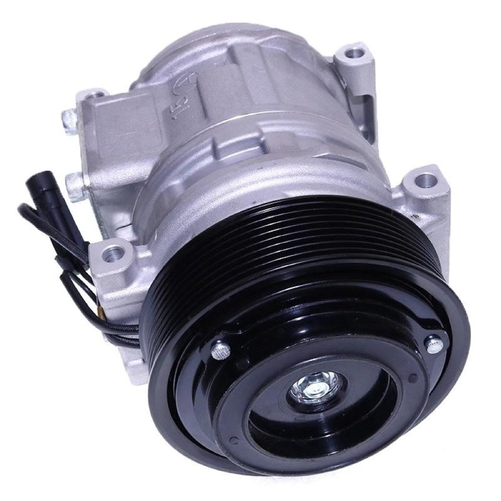 Denso 10PA15C Air Conditioning Compressor AL176858 compatible with John Deere Skid Steer Loader 333D 332D 329D 328D