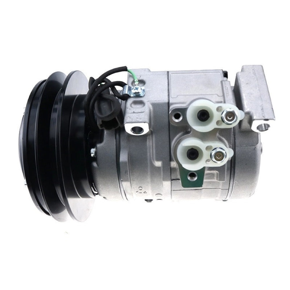 Denso 10S15C Air Conditioning Compressor 4431081 compatible with Hitachi Excavator ZX110 ZX120 ZX130 ZX130W ZX160 ZX180W