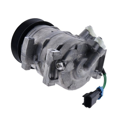 Denso 10SRE18C Air Conditioning Compressor AT367640 fits John Deere Engine 4045 6068 Excavator E210LC E240LC E300LC E330LC E360LC