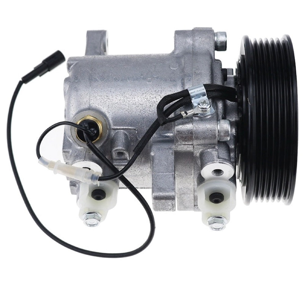 Denso SVO7E A/C Compressor 3P999-00620 for use with Kubota Tractor M126GXDTC M126XDTC M135GXDTC M135XDTC