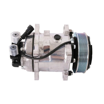 Sanden SD5H11 A/C Compressor 6698590 for use with Bobcat Telehandler T40140 T40180 TL360 TL470 TL470HF