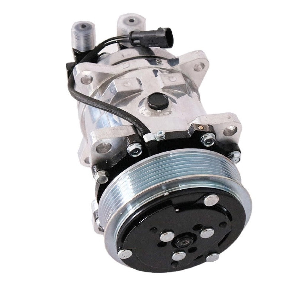 Sanden SD5H11 A/C Compressor 6698590 for use with Bobcat Telehandler T40140 T40180 TL360 TL470 TL470HF