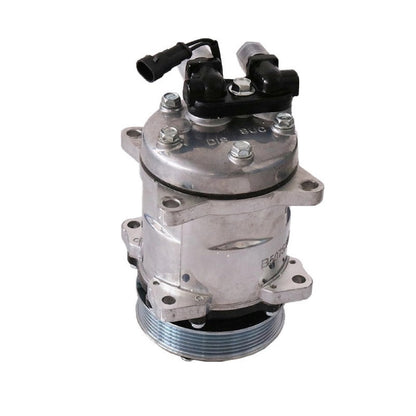 Sanden SD5H11 A/C Compressor 7023577 6698358 7279138 for use with Bobcat Loader S630 S650 S750 T630 T650