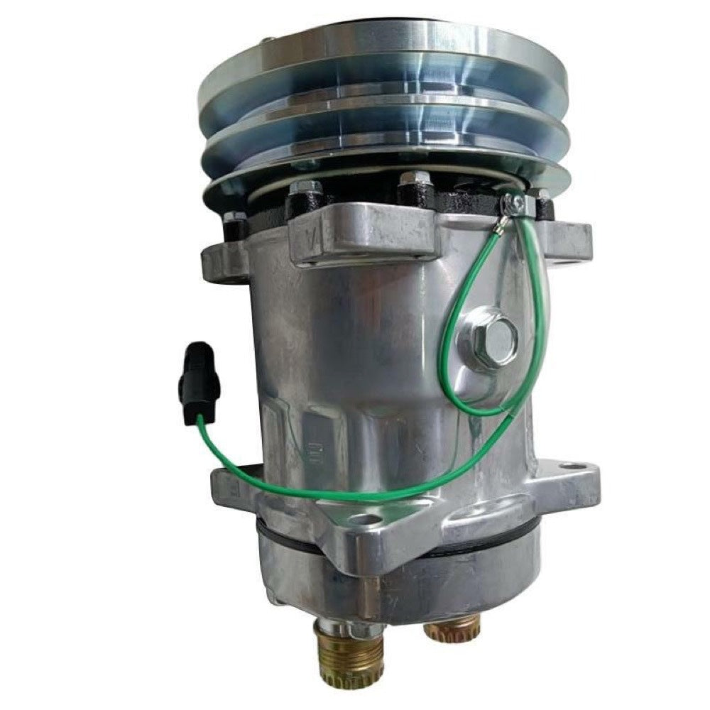 Sanden SD7H15 A/C Compressor 86983967 compatible with New Holland Loader LW130.B W110TC W110 LW110.B W130