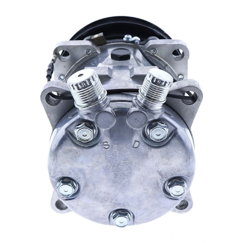 SD5H11 A/C Compressor 6372 84321961 47741862 fits CASE Loader TR340 TV380 SV250 SV280 SV300 TR270 SV340 TR310 TR320 SR200 SR210 SR220 SR240 SR250 SR270