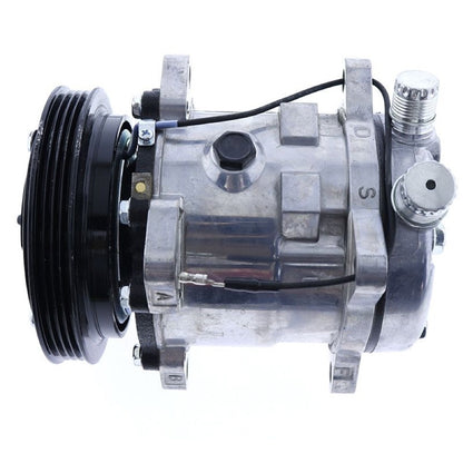 SD5H11 A/C Compressor 6372 84321961 47741862 fits CASE Loader TR340 TV380 SV250 SV280 SV300 TR270 SV340 TR310 TR320 SR200 SR210 SR220 SR240 SR250 SR270