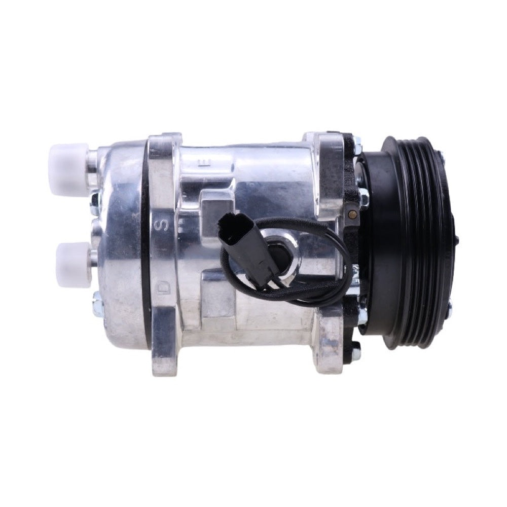 SD5H11 A/C Compressor 7023585 7279139 for use with Bobcat E32 E35 E42 E45 E50 E55 E85 T550 T590 T595 T630 T650 S550 S570 S590 S595 S630 S650