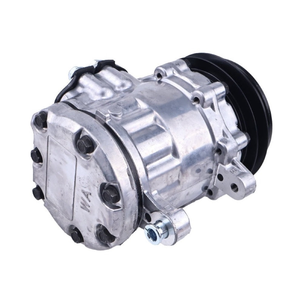 SD7B10 12V A/C Compressor 172B11-18100 compatible with Yanmar Excavator VIO80 VIO82 VIO33 SV100-2B SV100-2A VIO80-1A